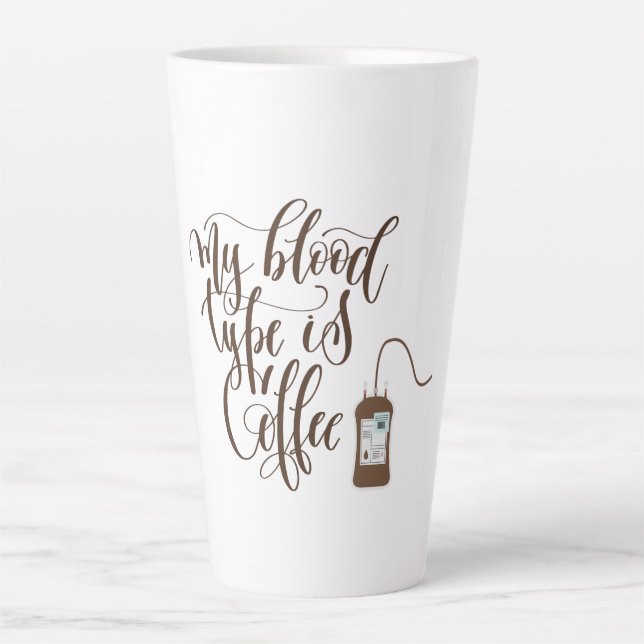 Caneca de Humor de Café Latte (Frente)