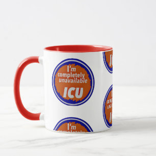 Caneca de Humor de Enfermeira: Eu Vê Você