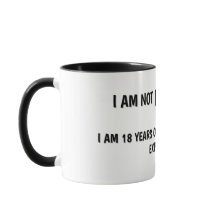 Caneca de Humor de Idade e Aniversário