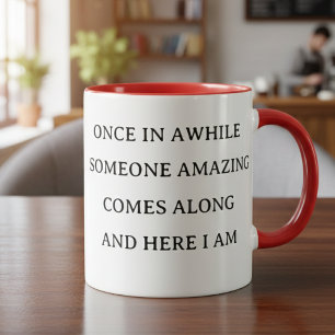 Caneca de Humor Motivacional para Uso Diário