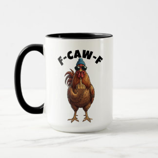 Caneca de Humor Personalizada com Frango - Frases