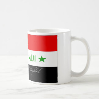 Caneca de Ihsan - bandeira velha de Iraque