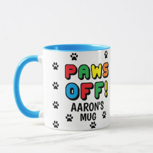 Caneca de Impressão Colorida Patas! Impressão de P