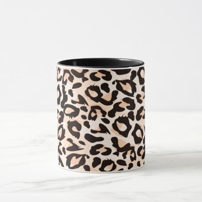 Caneca de Impressão Leopardo, 325 ml (Centro)