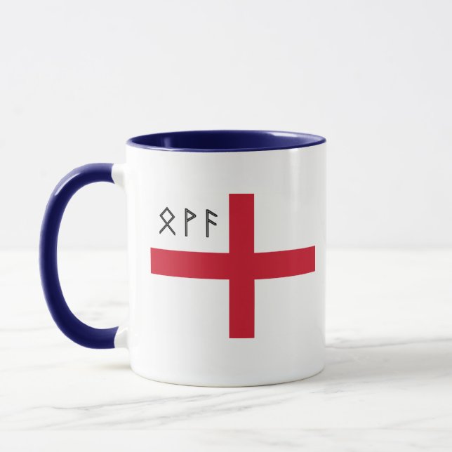 Caneca de Inglaterra - bandeira com Runes (Esquerda)
