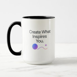 Caneca de Inspiração para Criativos – Design Minim