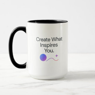 Caneca de Inspiração para Criativos – Design Minim