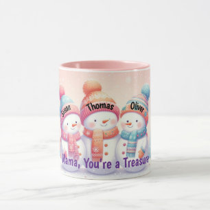 Caneca de Inverno Trio de Boneco de Neve - Present