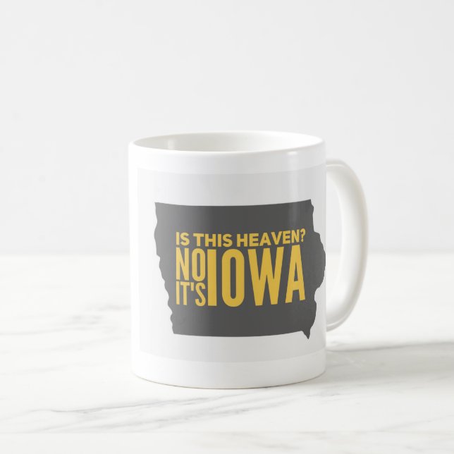 Caneca de Iowa = de céu (Frente Esquerda)