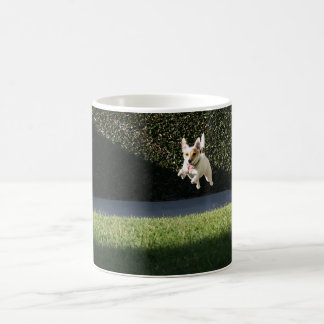 Caneca de Jack Russell do vôo