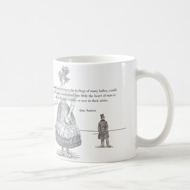 Caneca de Jane Austen (Direita)