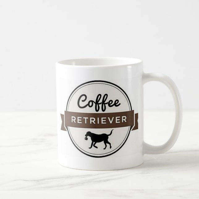Caneca de Java do Retriever do café (Direita)