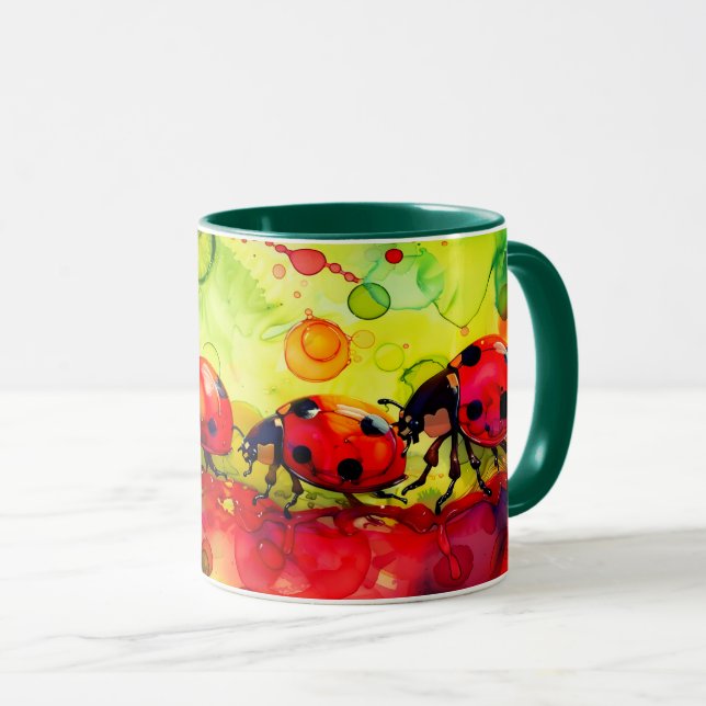 Caneca de joaninha (Frente Esquerda)