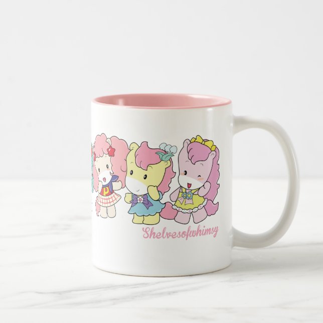 Caneca de Kawaii do pônei de Osharena (Direita)