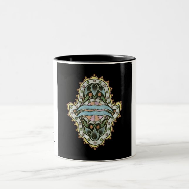Caneca de Khamsa do Aquário (Centro)