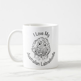 Caneca de Labradoodle do australiano