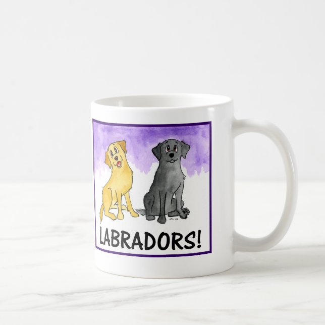 Caneca de Labradors (Direita)