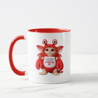 Caneca de Lagosta Emocionalmente Suportiva