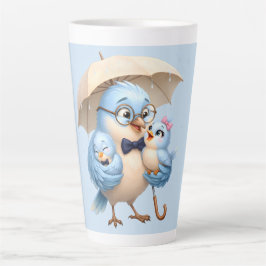 Caneca de Latte Pai Passarinho Caneca de Café Famí