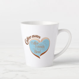 Caneca de latte para companheiros de café