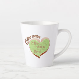 Caneca de latte para companheiros de café