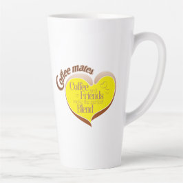 Caneca de latte para companheiros de café