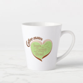Caneca de latte para companheiros de café