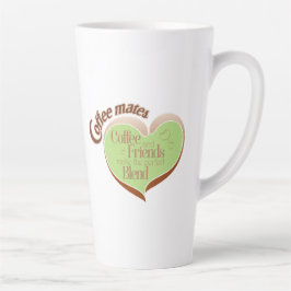 Caneca de latte para companheiros de café