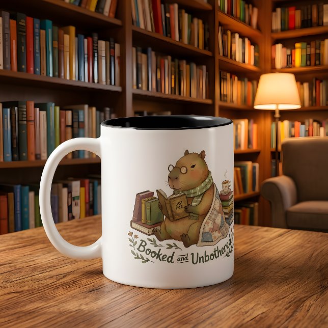 Caneca de Leitura Capivara – Xícara de Café para A (Criador carregado)
