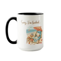 Caneca de Leitura Fofa "Desculpe, Estou Ocupado"