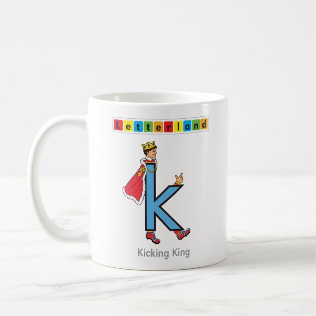 Caneca de Letterland | Kk (Esquerda)