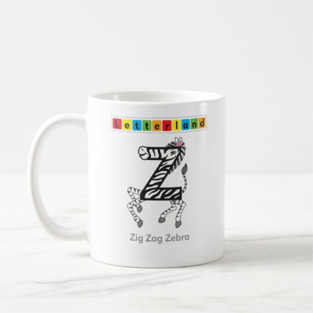 Caneca de Letterland | Zz (Esquerda)