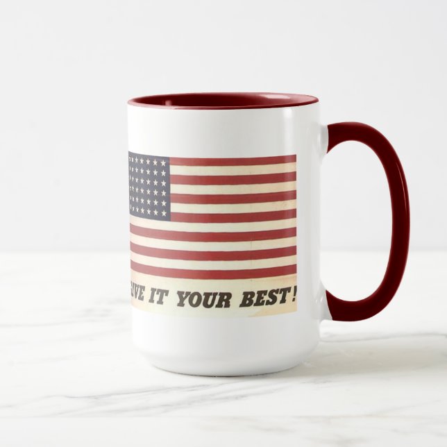 Caneca Dê-Lhe O Seu Melhor! -Caneca (Direita)