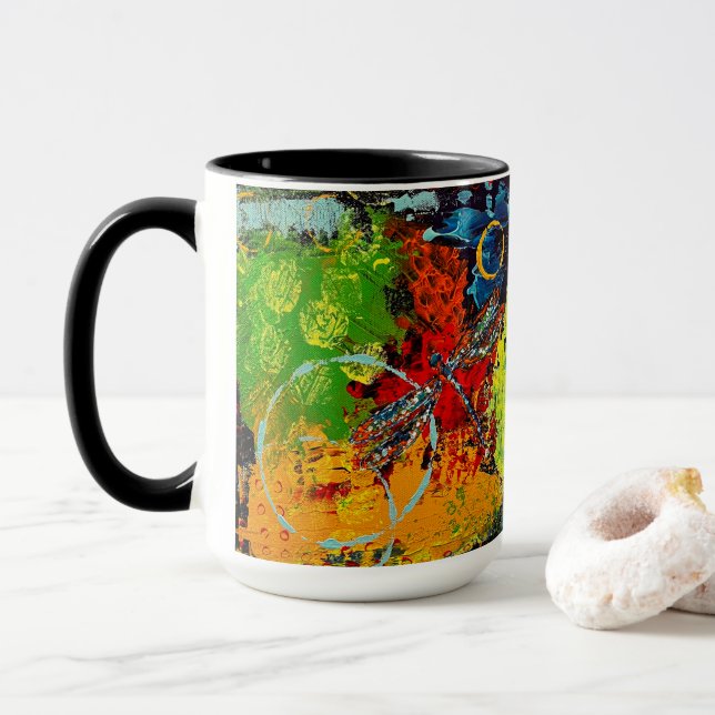 Caneca de Libélula (Com Donut)