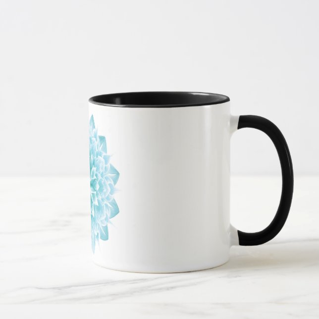 Caneca de Lotus de turquesa (Direita)