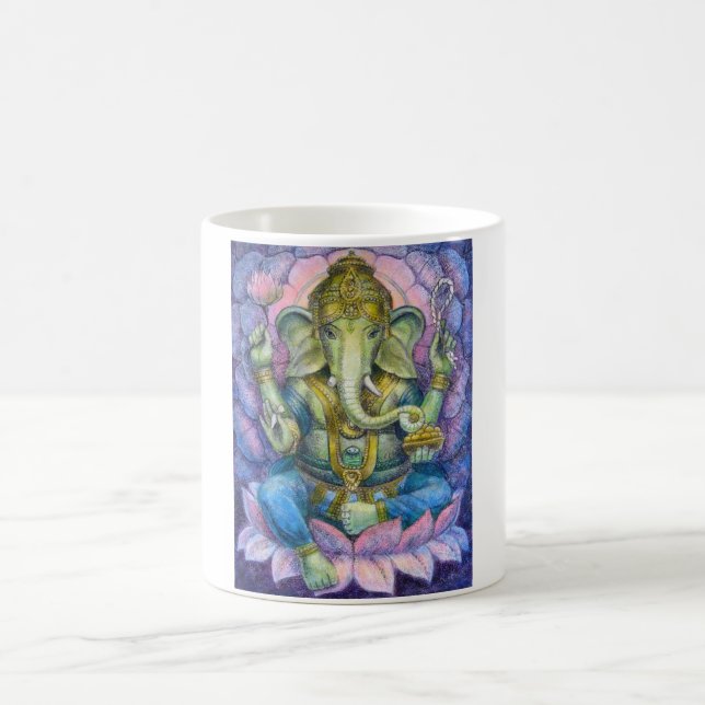 Caneca de Lotus Ganesha (Centro)