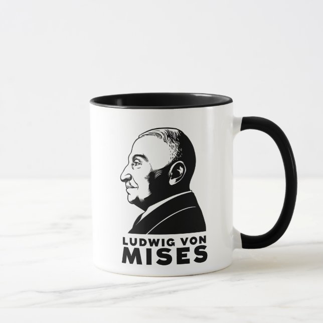 Caneca de Ludwig von Mises (Direita)
