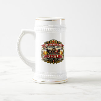 Caneca de Luta Livre & Cerveja Vintage