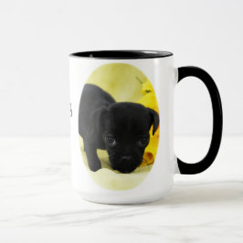 Caneca de Luv do filhote de cachorro