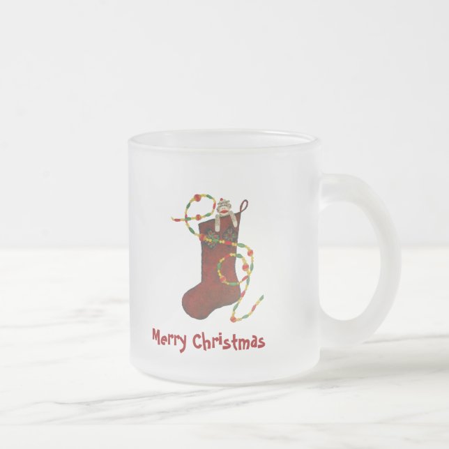 Caneca de Macaco de Choque de Natal (Direita)