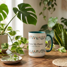 Caneca de Mãe de Planta, Caneca de Café Botânico E