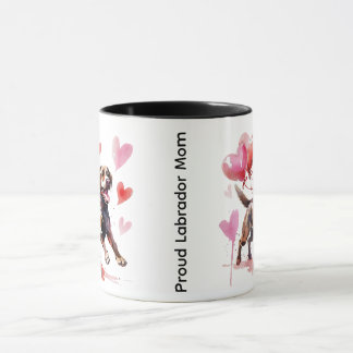 Caneca de Mãe Orgulhosa de Labrador | Presente de