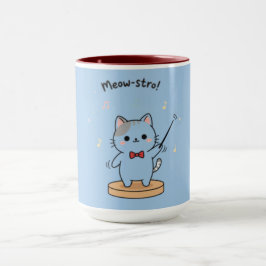 Caneca de Maestro da Orquestra de Gatos Fofos