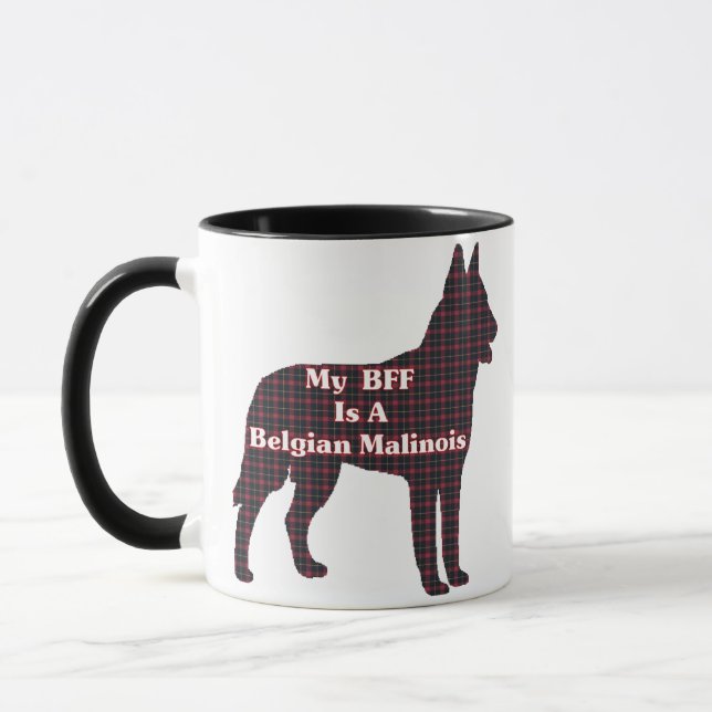 Caneca de Malinois BFF do belga (Esquerda)