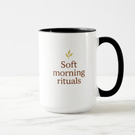 Caneca de Manhã Suave – Xícara Minimalista Aconche