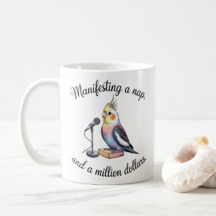 Caneca de Manifestação de Cacatua - Café para Aman