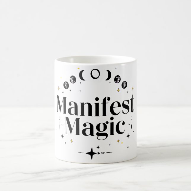 Caneca de Manifestação Mágica | Xícara de Café Esp (Centro)