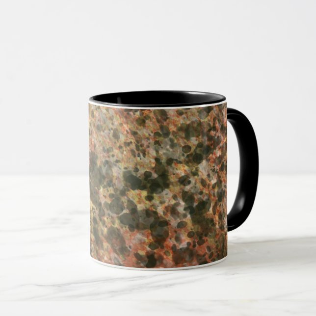 Caneca de Mármore Marrom (Frente Esquerda)