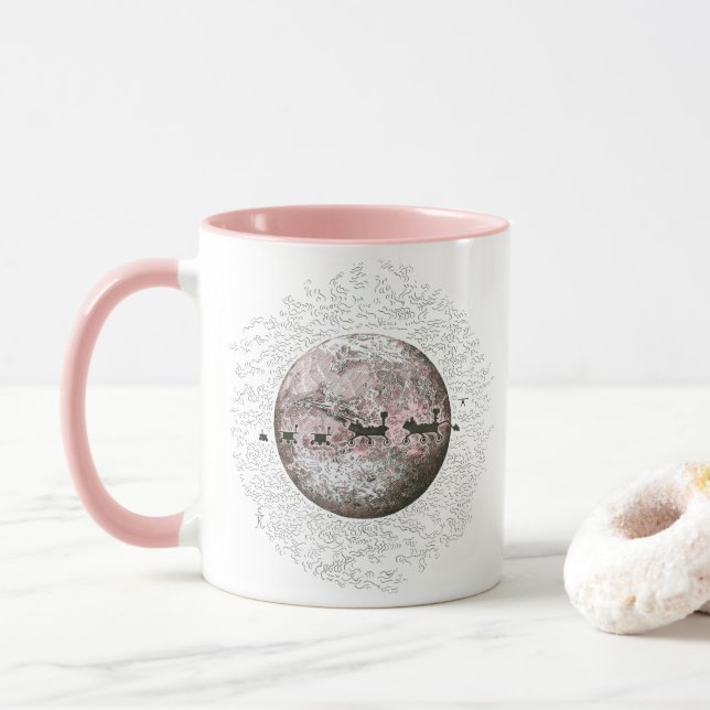 Caneca de Marte e Rovers (Com Donut)