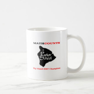 Caneca de Mathcounts da escola de Parker